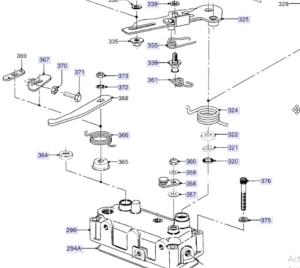 Ressort de pompe LUCAS 7174-807 vendu par 10